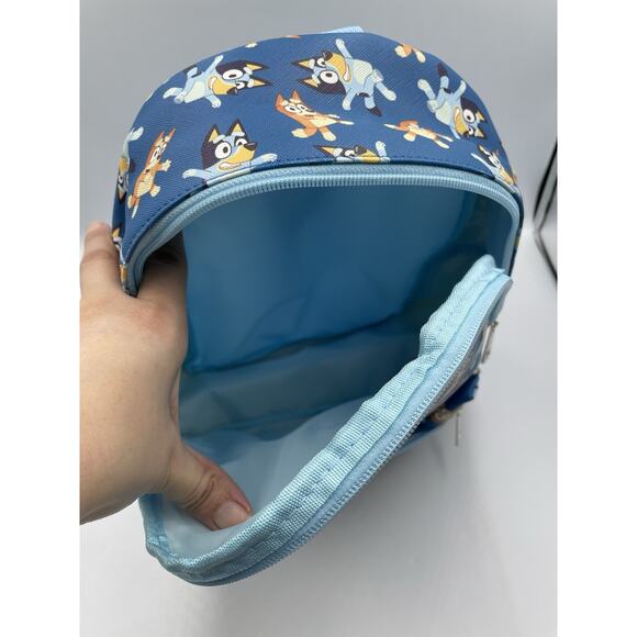 Bluey and Bingo Mini Blue Faux Leather Backpack - Picture 10 of 10
